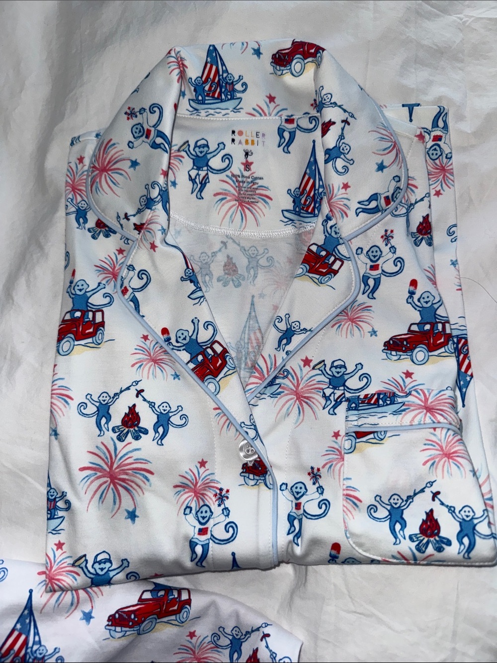 Roller Rabbit Fourth of July pajamas